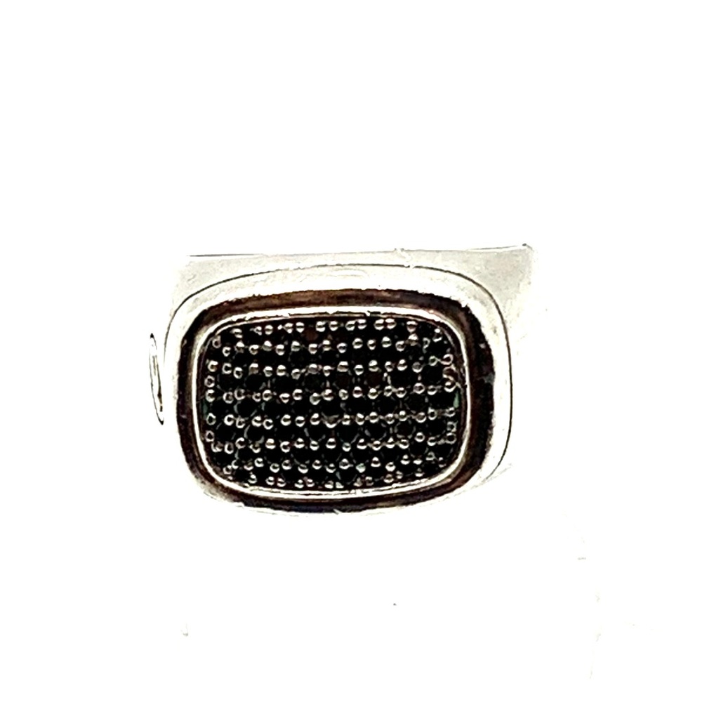 David Yurman black diamond ring
